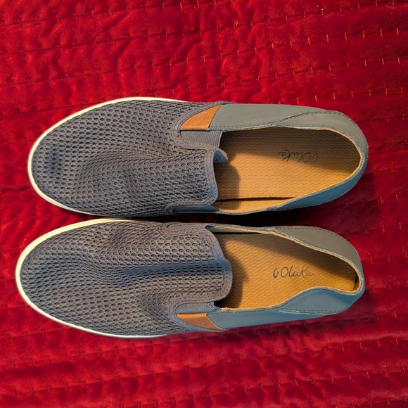 Olukai Men's Gray Slip-On Shoes - Picture 1 of 4